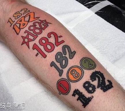 数字纹身图案欣赏，各式不同风格的纹身设计