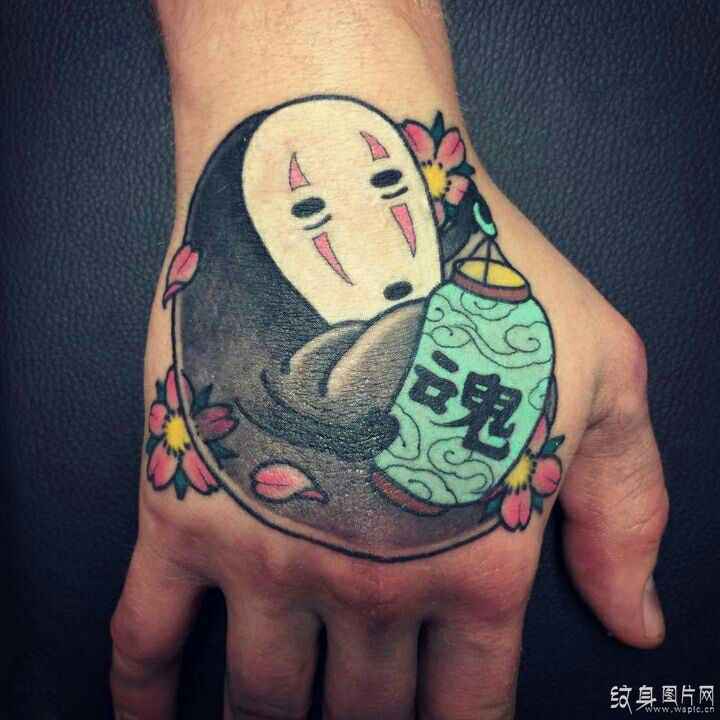 无脸男纹身图案欣赏，让人共鸣的悲伤角色