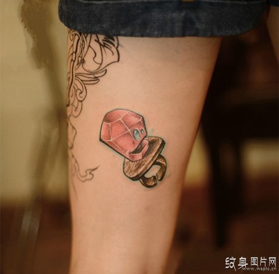 小清新彩色糖果纹身图案 美好的童年记忆