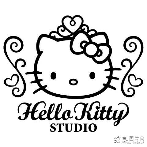 hello kitty纹身图案及手稿 充满乐趣的卡通记忆