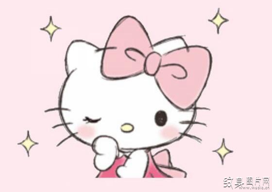 hello kitty纹身图案及手稿 充满乐趣的卡通记忆