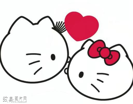 hello kitty纹身图案及手稿 充满乐趣的卡通记忆