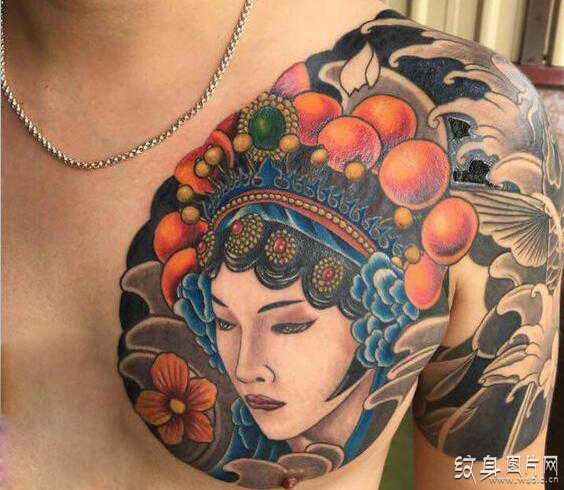 脸谱纹身图案及意义 中国古典文化艺术传承