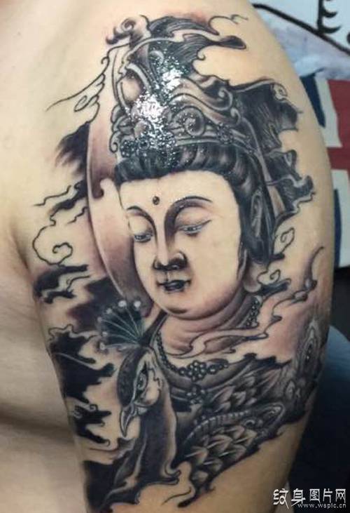 孔雀大明王纹身及手稿 五大护世金刚佛母之一