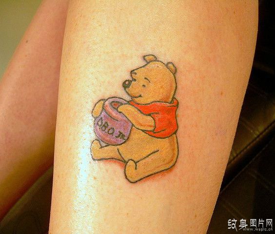 小熊维尼纹身图案及手稿 迪士尼经典卡通角色