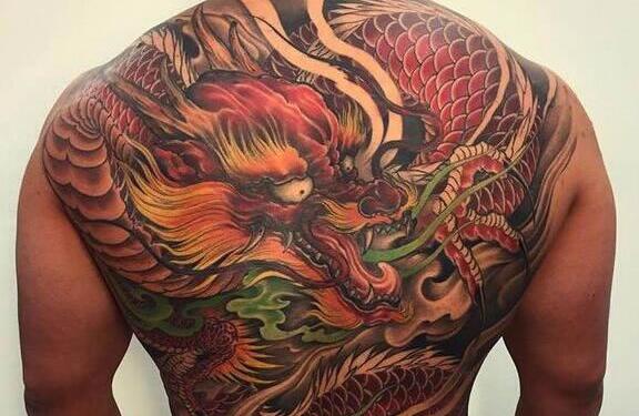 满背纹身图案大全，经典霸气的江湖纹身