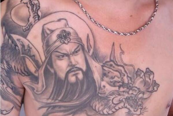 关公纹身图案欣赏，纹身界永恒的经典
