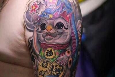 招财纹身图案欣赏，招财招运的大吉之物