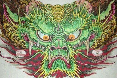 青龙纹身图案及手稿，你不知道的一些含义和讲究