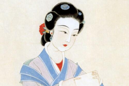 仕女纹身图案及手稿 古典文化中的一道风景