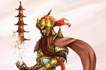 托塔天王纹身及手稿 起源于佛教的道教神仙