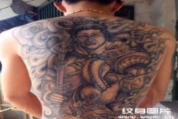 不动明王纹身图片